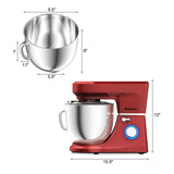 7.5 Qt Tilt-Head Stand Mixer with Dough Hook-Silver