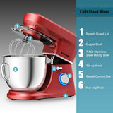 7.5 Qt Tilt-Head Stand Mixer with Dough Hook-Silver