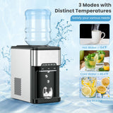 Water Cooler Dispenser 3-in-1 with Built-in Ice Maker and 3 Temperature Settings