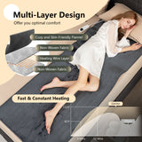 Electric Heated Mattress Pad with 5 Heating Levels and Overheat Protection