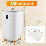 35L Large Home Towel Warmer Bucket with Auto Shut-off Function