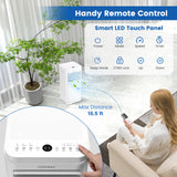 8000 BTU Portable Air Conditioner with Dehumidifier