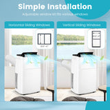 13000 BTU(Ashrae) Portable Air Conditioner with App and Heater