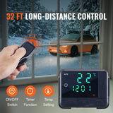 8 KW Diesel Air Heater, Bluetooth App Control All-in-one Diesel Heater with Automatic Altitude Adjustment, Remote Control and LCD, Portable Parking Heater for RV Trailer Camper Van Boat