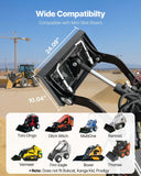 1/4 in Skid Steer Mount Plate, Universal Quick Attach Mount Plate, Easy to Bolt, 1500lbs Load Capacity, Heavy Duty Steel Loader Plates Compatible with Toro Dingo Skid Steers  Tractors