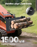 1/4 in Skid Steer Mount Plate, Universal Quick Attach Mount Plate, Easy to Bolt, 1500lbs Load Capacity, Heavy Duty Steel Loader Plates Compatible with Toro Dingo Skid Steers  Tractors