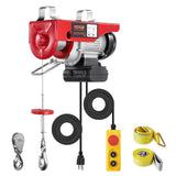 Electric Hoist, 440lbs Garage Hoist with 14ft Wired Control, 110 volt Electric Hoist Winch 40ft Single Cable Lifting Height, Pure Copper Motor and Emergency Stop Switch