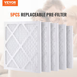 Protective Pre Filters, 5 Pack, 15.75 x 15.75 Air Filter Replacement, High-efficient Stage 1 Filters Compatible with BlueDri  Scrubber, Air Purifiers, Water Damage Restoration Equipment