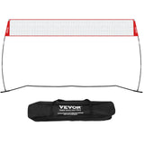 Freestanding Volleyball Training Net for Indoor or Outdoor Use, Adjustable Height Portable Net System with Carrying Bag, Professional Volleyball Practice Trainer for Hitting or Serving Drills