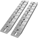 Aluminum Trailer Ramps 6000LBS Total Beavertail Hook End 1 Pair 2 Ramps