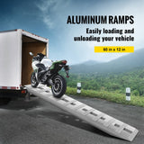 Aluminum Trailer Ramps 6000LBS Total Beavertail Hook End 1 Pair 2 Ramps