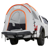 Truck Bed Tent, 5.5-6 Pickup Truck Tent with Rain Layer and Carry Bag, Waterproof PU2000mm Double Layer Truck Tent for Camping, Accommodate 2-3 Person, for Camping Traveling Outdoor Activities