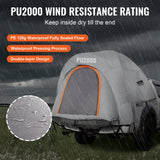Truck Bed Tent, 5.5-6 Pickup Truck Tent with Rain Layer and Carry Bag, Waterproof PU2000mm Double Layer Truck Tent for Camping, Accommodate 2-3 Person, for Camping Traveling Outdoor Activities