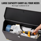 Trailer Tongue Box, Carbon Steel Tongue Box Tool Chest, Heavy Duty Trailer Box Storage with Lock and Keys, Utility Trailer Tongue Tool Box for Pickup Truck Bed, RV Trailer, 36inx12inx12in