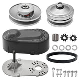 Drive Clutch, 2-8HP Engine, 2000 RPM High-Strength Drive Clutch with Asymmetric Designed Wheels  Robust Rubber Belt, Sturdy  Durable Clutch with Full Accessories, Fit for Various Engines