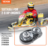 Drive Clutch, 2-8HP Engine, 2000 RPM High-Strength Drive Clutch with Asymmetric Designed Wheels  Robust Rubber Belt, Sturdy  Durable Clutch with Full Accessories, Fit for Various Engines