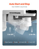 Condensate Removal Pump, 1/50 HP, 65 GPH, 15 ft Lift, 1/2 Gal Tank Automatic AC Condensation Pump with Float Switch  20 ft Hose for Air Conditioner, Dehumidifier, Furnace, Ice Maker Water Drain