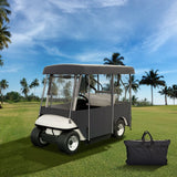 Golf Cart Enclosure 86, 4-Person Golf Cart Cover, 4-Sided Fairway Deluxe, 300D Waterproof Driving Enclosure with Transparent Windows, Fit for 4-Seat EZGO, Club Car, Yamaha Carts
