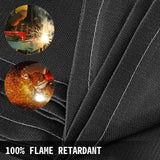 Welding Blanket, 10 x 10 Foot Fiberglass Blanket, Up To 550 C Heat-Resistant Fire Retardant Blanket with Premium Brass Grommets