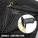 Welding Blanket, 10 x 10 Foot Fiberglass Blanket, Up To 550 C Heat-Resistant Fire Retardant Blanket with Premium Brass Grommets