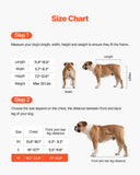 Dog Wheelchair for Back Legs, Adjustable 2 Wheels Pet Wheelchair, Lightweight Dog Cart with Shock-Absorbing Wheels, Mobility Support Wheel Chair for Disabled Injured Dogs up to 33lbs, Medium