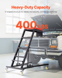 Automotive Top Creeper, with Adjustable Height 48in to 76in, 400 LBS Capacity High Creeper, 4 Swivel Caster Wheels, Heavy Duty Creeper for Auto Repair and Maintenance