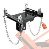 Transmission Jack Adapter, 1100 lbs / 0.5 Ton Load Capacity Automotive Transmission Lift Adapter, Heavy-Duty Steel, for Floor Jack with 1-1/5 in Detachable Saddle Shaft, for Garage, Repair Shop
