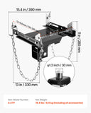 Transmission Jack Adapter, 1100 lbs / 0.5 Ton Load Capacity Automotive Transmission Lift Adapter, Heavy-Duty Steel, for Floor Jack with 1-1/5 in Detachable Saddle Shaft, for Garage, Repair Shop