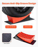 Camper Levelers, 2 Pcs RV Leveling Blocks, up to 8818.5lbs Camper Wheel Chocks, Max. 4in Leveling Height Heavy Duty Curved Levelers, RV Camper Leveler Kit with Anti-Slip Mat Carrying Bag Level