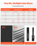 Knockout Punch Set, 10 Ton Hydraulic Knockout Set, 1/2in to 2in KO Tool Kit Hole Making Tool, KO Tools Kit with6 Dies for Metal Electrical Cabinets, Electrical Control Cabinets, Switch Cabinets
