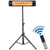 Infrared Heater, 1500W Electric Space Heater with Remote Control, LED Screen with 3 Speeds  Timer, Outdoor/Outdoor for Patio,Porch,Dining Room,Studio