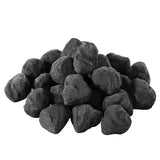 Lava Rocks, 1.2-2.0 inch 25 Pcs Fire Stones Lava Rocks For Fire Pit, Reusable Fire Pit Stones Indoor and Outdoor Use, Decorative Firepit Rocks for Propane/Gas Fireplace,Stove,Courtyard,Camping