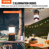 LED Camping Lantern, All-in-one, 1000LM, 360 Illumination, 4 Lighting Modes, Battery Powered Light, Outdoor Robust Flashlight, Built to Last Light, Ideal for Hiking Fishing Outages Repairs