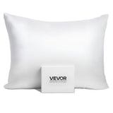 Silk Pillowcase, 100% Pure Mulberry Silk Pillow Case, 26 in x 20 in Standard Silky Pillow Case for Hair and Skin, Smooth, Soft and Breathable Pillowcase with Hidden Zipper, for Sleeping (White)
