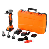 Cordless Tube Expander, 20V Max Electric Tubing Expansion Tool for 1/2in, 3/4in, 1in PEX-A Pipes, 22000RPM Pipe Expander with 3 Expanding Head, 2pcs 2AH Battery, Fast Charger  Carrying Case