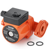 007-F5-7IFC Hot Water Recirculating Pump, 110V, 70W 23 GPM Hot Water Circulation Pump, 1in NPT Flange 3-Speed Circulator Pump, Quiet Operation Circulator Pump for Home Water Heater System