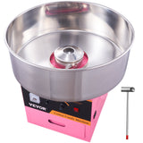 Electric Cotton Candy Machine, 1000W Candy Floss Maker, Commercial Cotton Candy Machine with Stainless Steel Bowl, Sugar Scoop, and Drawer, Perfect for Home Kids Birthday, Family Party Pink