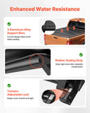 Soft Roll-Up Truck Bed Tonneau Cover, Compatible with 2014-2025 Chevy Silverado/GMC Sierra 1500  2014-2019 2500 3500 HD, Fits 6.5 ft (6 ft 7 in/79 in) Bed, PVC Tonneau Cover with Aluminum Bars