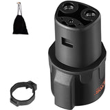 J1772 to Tesla Charger Adapter, 80 Amp 240V AC, SAE J1772 EV Charging Adapter to Tesla Plug, with Storage Bag Anti-Drop Lock IP65 Material, Compatible with Tesla Model 3, Y, S, X