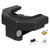 Trailer Hitch Lock Kit, Compatible with 2-5/16 in Couplers, Heavy-Duty Anti-Theft Trailer Ball Lock with 3 Keys  Padlock, Prying-Resistant  Impact-Resistant, Fits for RVs, Boats, Trailers