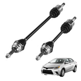 CV Axle Shaft Assembly, 2 Pieces Front Left  Right (Driver and Passenger Side), Automotive Replacement CV Joint Axles Pair Compatible with 2009-2018 Toyota Corolla, Alloy Steel  Carbon Steel
