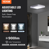 Bathroom Exhaust Fan, 110 CFM High-Efficiency Ventilation, 1.5sones Low Noise Operation All-Copper Motor, Energy-Saving Bathroom Ceiling Fan, No Need For Attic Access, For Various Ceilings