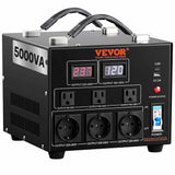 Voltage Converter Transformer, 5000W, Heavy Duty Step Up/Down Transformer, Convert from 110 Volt to 220 Volt and from 220 Volt to 110 Volt, with US Outlet EU Outlet 5V USB Port, CE Certified