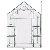 Portable Outdoor 4 Shelves Greenhouse