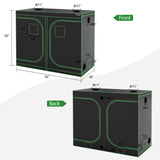 4 x 8 Feet Grow Tent with Observation Window for Indoor Plant Growing