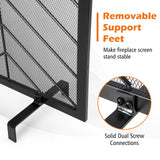 38 x 31 Inch Single Panel Fireplace Screen