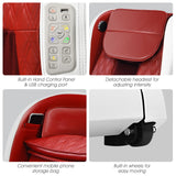 Full Body Zero Gravity Massage Chair Recliner with SL Track Heat -Red