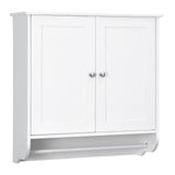 Wall Mounted Bathroom Storage Medicine Cabinet with Towel Bar