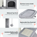 Multi-layer Cat Tree with Perch and Hanging Ball