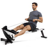 Black Adjustable Oxygen Resistance of Folding Magnetic Rowing
